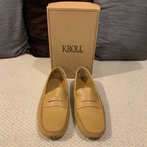 Leather Slip On Loafers